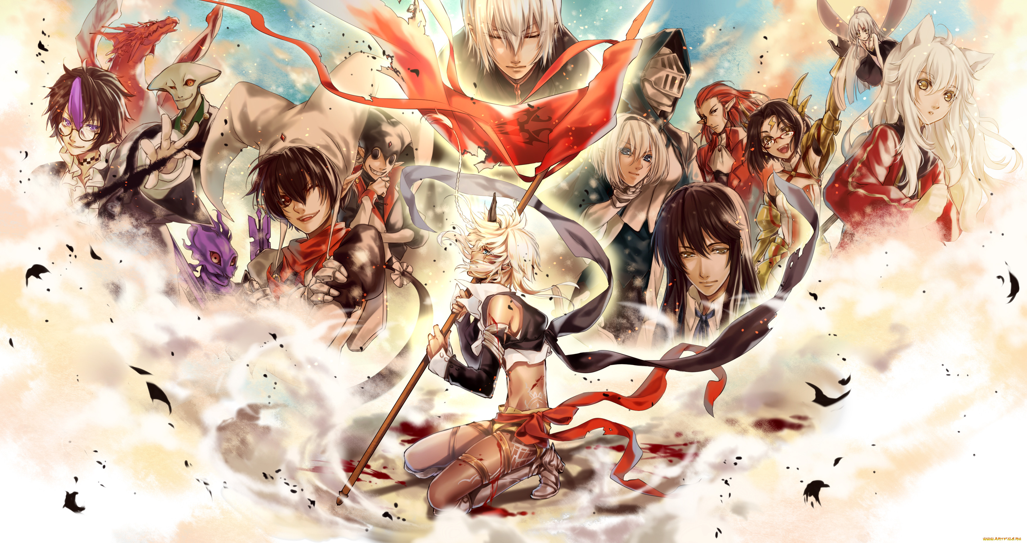 , pixiv fantasia, kingchenxi, , , , , 